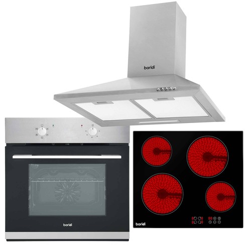 Ceramic hob fan assisted oven - ceramic, hob,