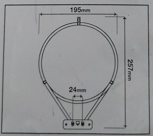 Fan oven element - element,