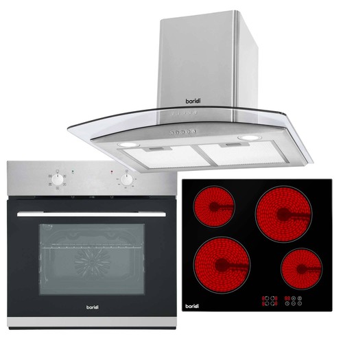 Ceramic hob fan - fan-assisted, oven