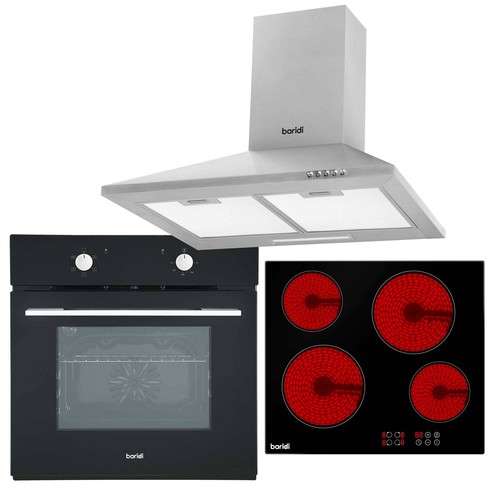 Zone hob fan assisted - 4, oven