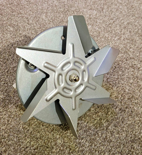 Oven fan motor with - with, blade